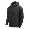 thumbnail image 1 of Wdgfv Veste Décontractée à Capuche pour Homme, Veste de Travail Légère avec Poches Zippées, 1 of 1