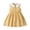Yellow, variant on Hrsba Kids Summer Dress,Casual Sleeveless Dress for Girls,3-12 Years Girls' Fashionable And Cute Floral Princess Dress Sleeveless Round Neck Dress