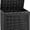 Rattan Black, variant on 31 Gallon Outdoor Deck Box Waterproof, Storage Box for Patio, Resin Storage Bench Lockable for Garden Tools, Package Delivery, Black
