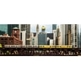 thumbnail image 2 of Bill Carson Photography 32x15 White Modern Wood Framed Museum Art Print Titled - Train Rail, 2 of 4