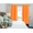 Orange, variant on Gorgeous Home Linen Window Curtain Blackout Room Darkening K68 Orange Thermal for Bedroom/Living room/Closet 37" inch wide X 63" inch long 2 panels