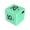 Green, variant on White Gravity Sensing Flip Timer Cube Digital Countdown Timer Alarm Clock For Kitchen Study Office Sports No Battery Included Requires 2 Aaa