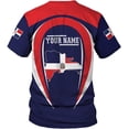 thumbnail image 4 of Personalized Dominican Republic Shirts 3D, Republica Dominicana Tshirt, Dominican Republic Flag Shirt (M), 4 of 6