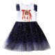 thumbnail image 2 of Taylor Swift Niñas Vestido De Verano De Algodón De Dibujos Animados Lindo Impresión De Manga Corta Cielo Estrella Dobladillo Niños, 2 of 4