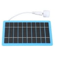 thumbnail image 2 of Solar Panel, 5V Efficient 5W Solar Charging Panel Portable  for Hiking, 2 of 7