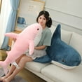 thumbnail image 4 of Peluche de peluche OPHRBU Shark para decoración del hogar, 80 cm, 4 of 6