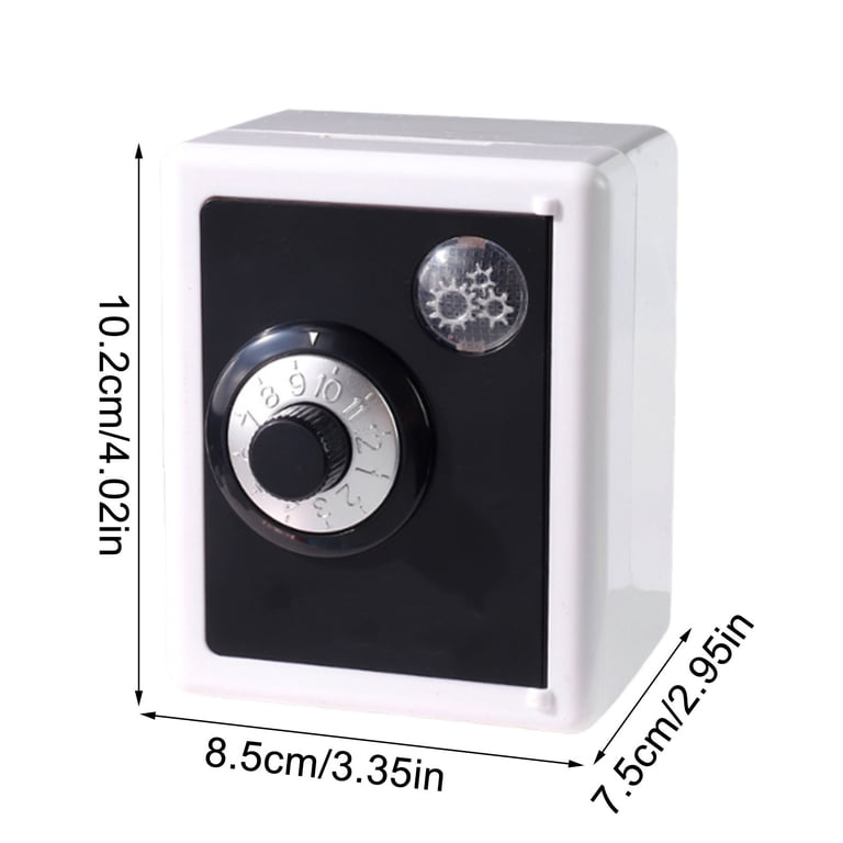 Kids Password Lock Money Box Toy - Mini Safe Piggy Bank for