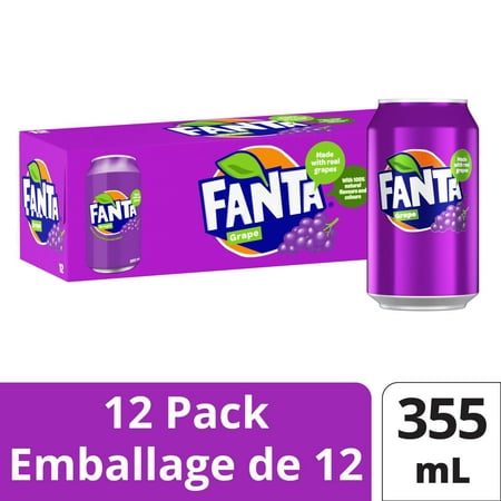 12x 450 ml. Fanta Grape Juice Flavor Soda Soft Drink delicious