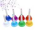 thumbnail image 2 of 8pcs Octave School Handbells Colorful Hand Bell Percussion Instrument Teaching Aids for Kids Teacher Students, 2 of 8