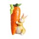 thumbnail image 3 of Figura de conejo de zanahoria, figura de Pascua, figura de mesa, pequeño regalo, estatuilla, adorno artesanal Levantando una zanahoria, 3 of 9