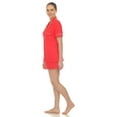 thumbnail image 2 of White Mark Women's Solid Short Pajama Set, 2 of 6