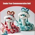 thumbnail image 2 of YOFOKO Chinese New Year Plush,Lunar New Year Snake Plush Toy with Hat & Cute Expression, Soft and Cute Cartoon Snake Stuffed Plush for Chinese New Year Gifts Blessing,Kids Gifts, 2 of 6