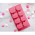 thumbnail image 4 of Bandeja para cubitos de hielo Sanrio Hello Kitty Hearts de silicona, 8 cubos, 4 of 9