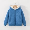 thumbnail image 6 of Linfrsh Boys Zip Up Hoodie Fleece Jacket Kids Sherpa Lined Sweatshirts Outerwear Unisex Warm Winter Coat 3-12 Years Old (Sky Blue,9-10 Years), 6 of 6