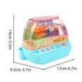 thumbnail image 5 of Fridja Mini Aquarium for Kids Fishing Toys Artificial Fish Tank with Moving Fish, Light, Music, Fishing Rod Fishing Net Pretendplay Toy Gift for Boys and Girls, 5 of 5