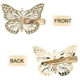 thumbnail image 3 of 12pcs mariposas clips de pelo clampas de pelo de metal pinzas huecas metálicas huecas, 3 of 6