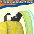 thumbnail image 5 of Lemon and Slice Yellow Pattern 17" School Backpacks for Teens,Waterproof Oxford Fabric,S-Shape Padded Straps for School,Travel,Hiking,Camping, 5 of 6
