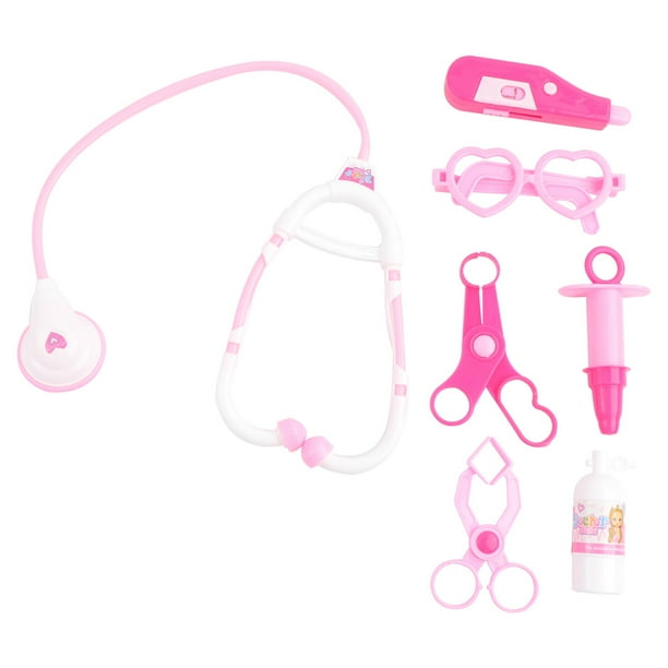 1 juego de simulación de juguetes de doctor para niños con juguetes médicos y accesorios de estetoscopio.
