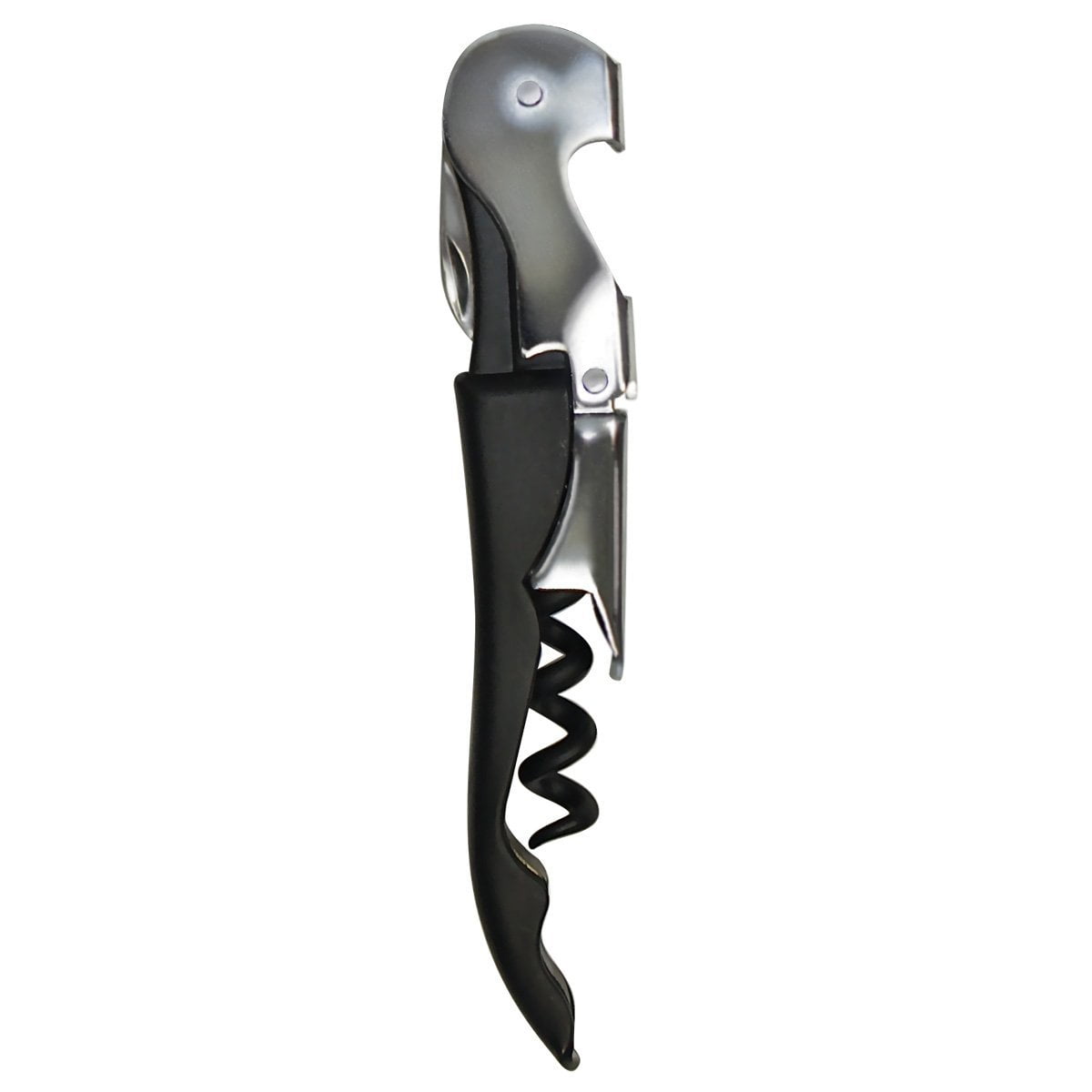 O2h Double Hinged Corkscrew Bulk, Black
