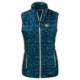 thumbnail image 2 of Women's Cutter & Buck  Navy Houston Astros City Connect Rainier PrimaLoft Eco Insulated Full-Zip Printed Puffer Vest, 2 of 3