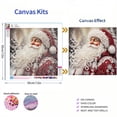 thumbnail image 2 of Mosaflare Snowy Santa Claus Pearl Diamond Painting Kit for Adults, Relaxing Craft & Wall Decor, 12×12 inch, 2 of 7