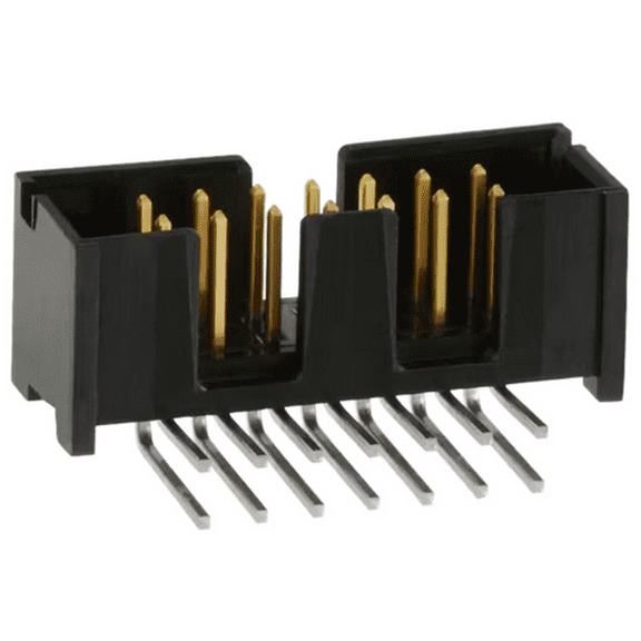 Pack of 10 5103310-2 Connector Header Through Hole, Right Angle 14 position 0.100 (2.54mm) : RoHS