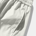 thumbnail image 5 of LEKWK Cargo Shorts for Men Athletic Workout Gym Shorts Quick Dry Lightweight with Multi-Pockets Elastic Waist Drawstring for Running Training Summer Activewear Khaki XL, 5 of 6
