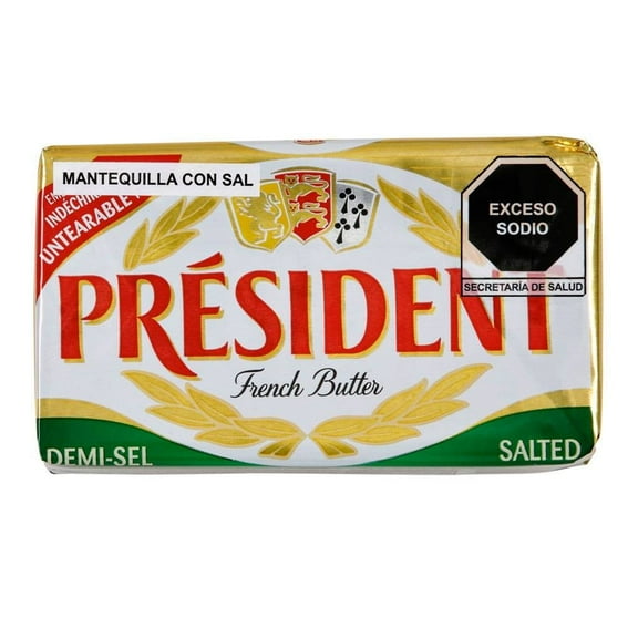 Mantequilla Président con sal 200 g