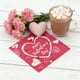 thumbnail image 4 of Decoraciones para San Valentín, adornos para San Valentín, regalos para San Valentín. 16 servilletas con estampado de corazones, perfectas para fiestas de San Valentín. Pañuelos desechables decorativo, 4 of 6