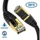 Câble Ethernet Cat8, Câble LAN Gigabit de 50 Pi (15,3 Mètres), Câble Réseau Blindé Extérieur, Haute Vitesse 26AWG Heavy Duty – image 1 sur 5