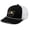 Black/White, variant on Heritage Pride HP Colorful Duck Mallard Mesh Back Embroidered Snapback Braid Rope Trucker Hat Baseball Cap, Charcoal/White