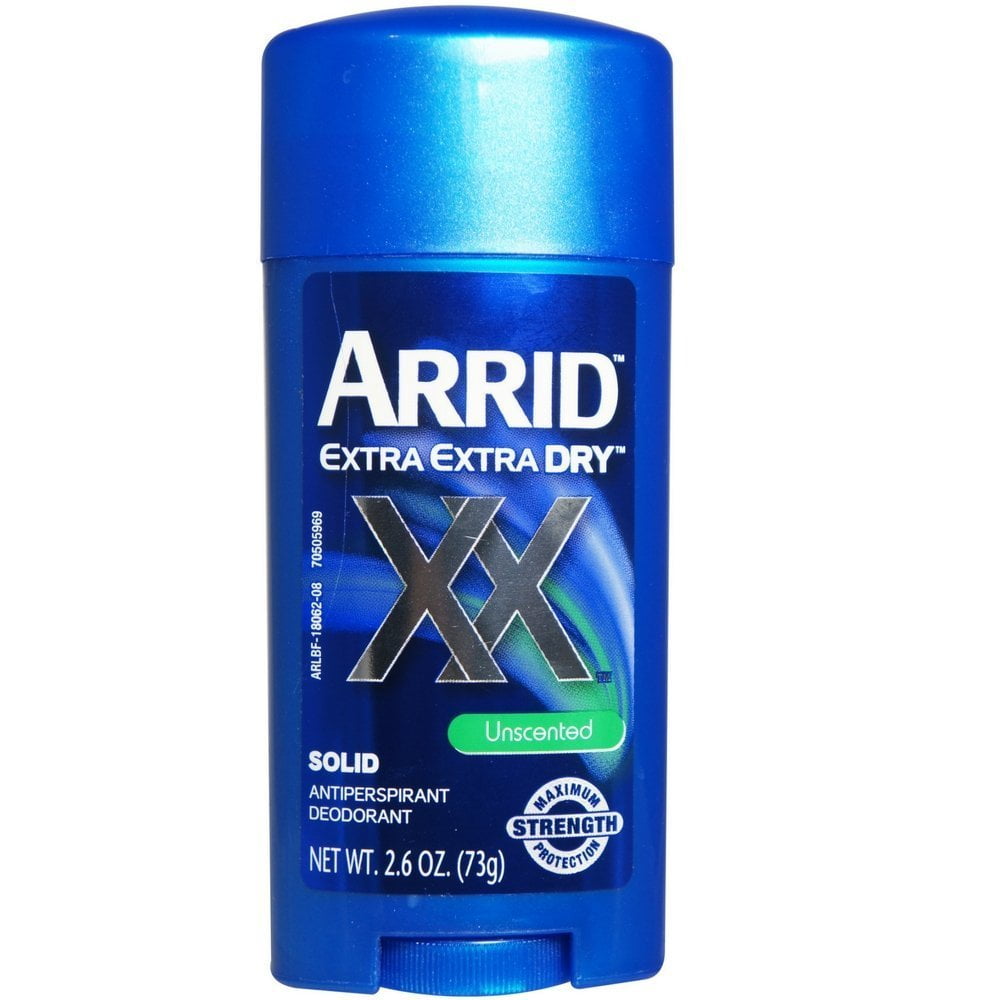 ARRID XX AntiPerspirant Deodorant Solid Unscented 2.6 oz ( Pack of 3