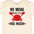 thumbnail image 4 of Inktastic My Mema Loves Me Grandson Boys or Girls Baby Bodysuit, 4 of 5