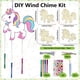 thumbnail image 2 of Paquete de 16 kits de carillones de viento DIY: unicornio, crea tu propio carillón de viento, colorea, artesanía de madera para Pascua., 2 of 9