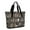 Black Halloween Skull, variant on Tote Bag for Women - Black Halloween Skull Book Pattern Shoulder Bag - Large Utility Work Duffle Bag with Zipper Handbag for Travel, Work, Sprots