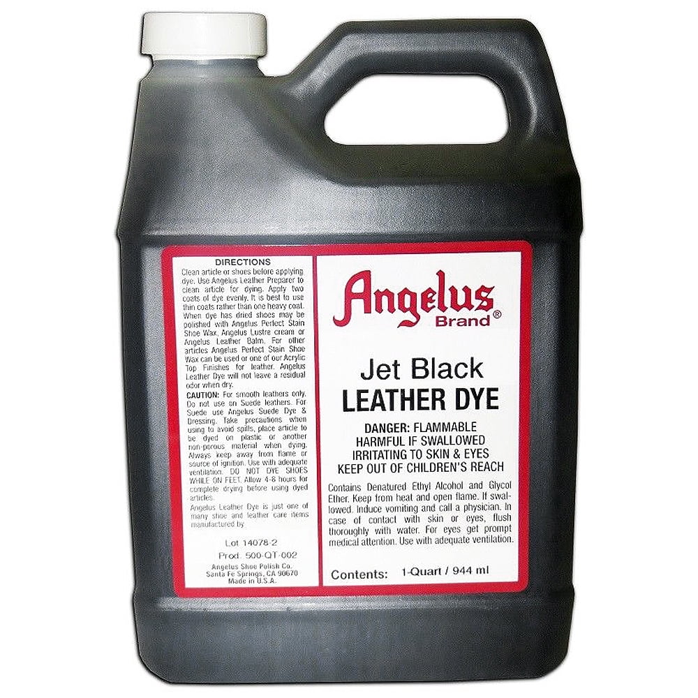 leather paint black