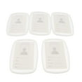 thumbnail image 2 of koolsoo 5 Pcs Porte-Badge d'Identité Vertical, Porte-Cartes, Robuste, Imperméable, Durable - Blanc, comme Décrit, 2 of 9