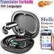 thumbnail image 2 of Auriculares con traducción por IA Traductor en tiempo real de 144 idiomas Auriculares inalámbricos abiertos para viajes, negocios y aprendizaje de idiomas, 2 of 9