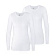 thumbnail image 1 of Adar Underscrub Tee 2 Pack For Women - Long Sleeve Fitted Underscrubs, 1 of 5