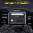 thumbnail image 2 of Generador solar VTOMAN Jump 600X 299Wh con panel solar de 200W, 2 of 9