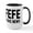 White/Black Inside, variant on CafePress - Covfefe Russian For Fak - 15 oz Ceramic Large White Novelty Mug