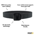 thumbnail image 5 of Hero’s Pride 1.75" Reinforced Nylon EDC Support Belt – Zinc Buckle, Size 4XL (54"), 5 of 5