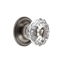 Grandeur Vers-Crys-Knob-Geo Versailles 1-3/8" Vintage Luxury Fluted Crystal Cabinet Knob -