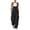 Black-pants for women, variant on Women's Jumpsuits Adjustable Straps One Piece Overalls Casual Wide Leg Cargo Pants Rompers With Pockets