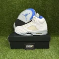 thumbnail image 1 of Ni - ke Size 10.5 - Air Jordan 5 Retro White Stealth 2.0 DD0587 140 Ni - ke Blue Mens Shoe, 1 of 5