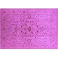 thumbnail image 1 of Ahgly Company Indoor Rectangle Oriental Purple Traditional Area Rugs, 2' x 4', 1 of 4