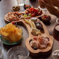 thumbnail image 2 of Muyoka Tabla de aperitivos Tabla de comida con forma de gallo divertido Tabla de queso de madera 煤nica de gran tama帽o Plato de charcuter铆a elegante y bandeja para servir Suministros para el hogar par, 2 of 7