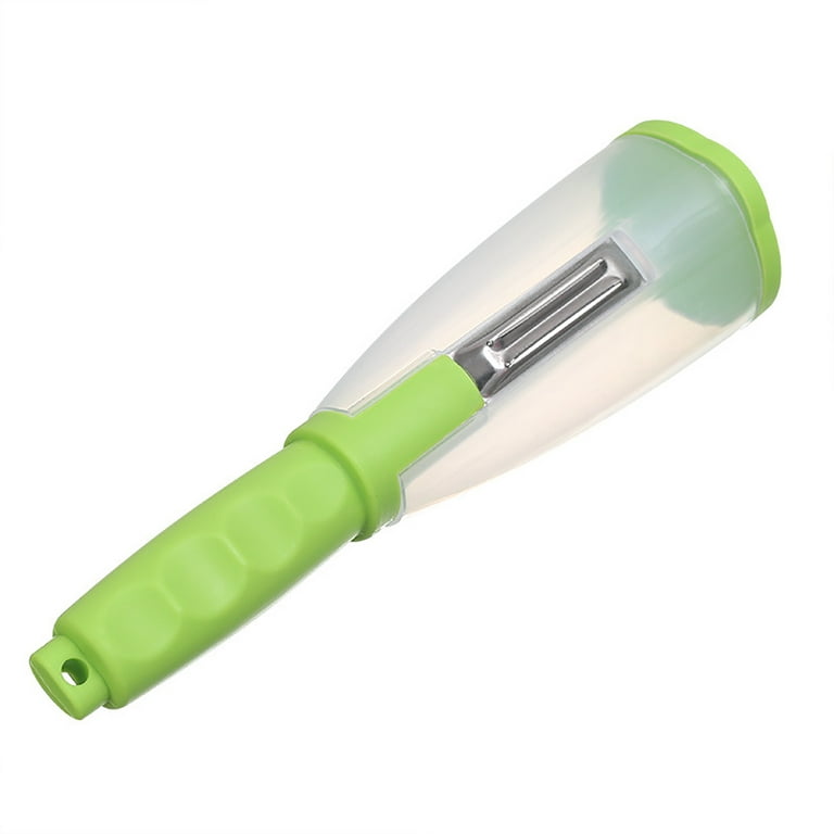 Vegetable Fruit Potato Peeler With Container Stainless Kitchen
