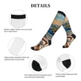 thumbnail image 5 of Picia Coastal Style Garden Villa Printed Sports Compression Socks - 15-20mmHg Graduated Compression, High-Performance Soft and Breathable Socks for Men and Women, 5 of 5