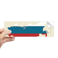 thumbnail image 1 of Rusia Mapa National FaLG, ilustración Rectángulo Parachoques Pegatina Cuaderno Ventana Calcomanía, 1 of 1